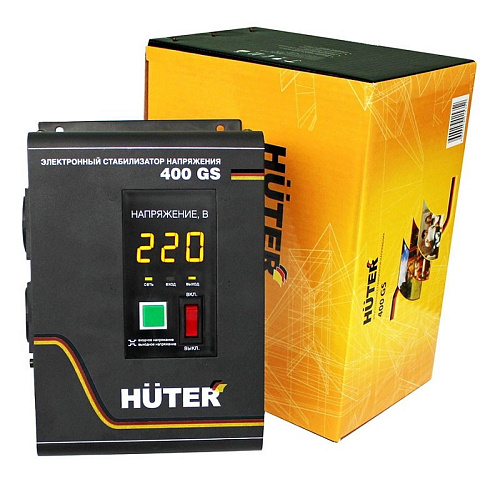 Стабилизатор напряжения HUTER 400GS 220В 0.4кВт 63/6/12 купить