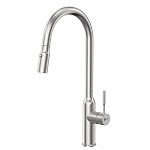 Смеситель для кухни с вытяжным изливом Expert Lemark LM5086S сатин