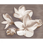 Панно AMATI Plumeria Alba из 2 плиток 40.2*50.5см AZORI 584192003 Панно AMATI Plumeria Alba из 2 плиток 40.2*50.5см AZORI 584192003