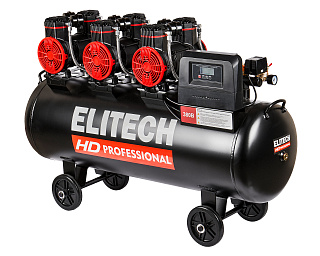 Компрессор Elitech HD ACF 750-160S (безмасляный) малошумный 380В 4.4кВт 160л 10 бар 750л/мин купить