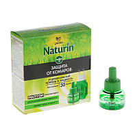 Комплект прибор универсальный жидкость от комар без запах Naturin 30 ночей GARDEX