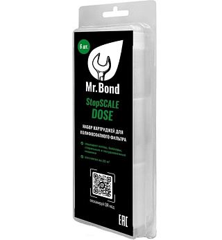Набор картриджей для полифосфатного фильтра Mr.Bond StopSCALE Dose 6шт МВ5056000000SD купить