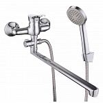 Смеситель для ванной BBO-3023-35L-31 с длинным изливом хром, Lucky Tap Смеситель для ванной BBO-3023-35L-31 с длинным изливом хром, Lucky Tap