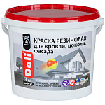 Краска резиновая Dali для кровли цоколя фасада (База C) бесцветная 6 кг Краска резиновая Dali для кровли цоколя фасада (База C) бесцветная 6 кг