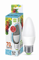 Лампа светодиодная ASD LED-С37-standard E27 4000К 7.5Вт