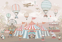 Фотообои Цирк шапито песок 3*2.4м DesignStudio 3D KID-111