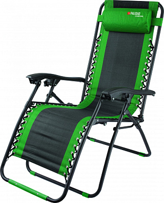 Кресло-шезлонг Palisad Camping складное многопозиционное 160*63,5*109cм 69606 купить