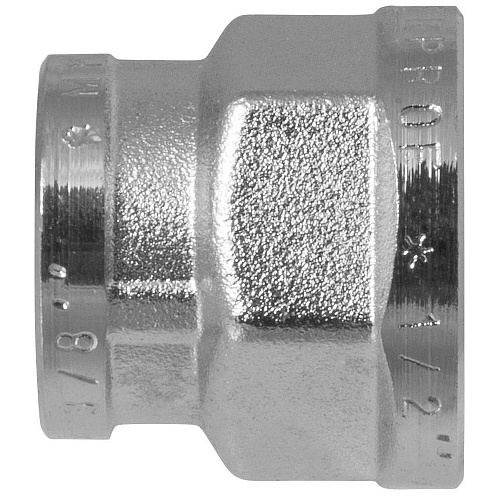 Муфта переходная 1/2"*3/8" с подхватами под ключ Masterprof резьба внутренняя-внутренняя ИС.072149 купить
