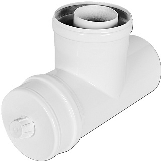 Конденсатоотводчик Т-образный коаксиальный D60/100 Rommer RCA-6010-000103 купить