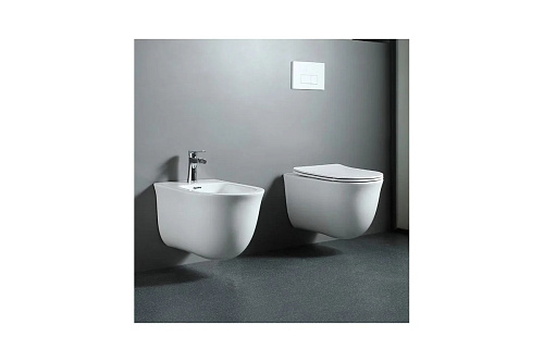 Унитаз подвесной КЛАССИК безободковый 525*365*340 Aquatek AQ1111-00 купить