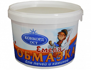 Обмазка термостойкая Емеля для печей и каминов бежевая - 1.5 кг купить
