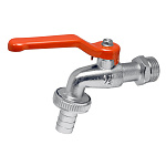 Кран шаровой водоразборный со штуцером, 1/2", ручка Masterprof ДС.020047 Кран шаровой водоразборный со штуцером, 1/2", ручка Masterprof ДС.020047