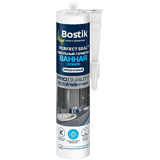 Герметик идеальный Bostik Perfect Seal ванная силикон прозрачный BOK212793 (0.28л) купить