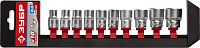 Набор Зубр "Мастер"10 предметов  (торц. голов. 3/8")  Cr-V.8-19мм 27654-Н10