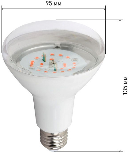 Лампа светодиод FITO-RB-16Вт-E27 ЭРА для растений Б0039072 969725 купить