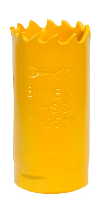 Коронка биметаллическая Энкор Bi-Metal М42 25 мм 24325 купить