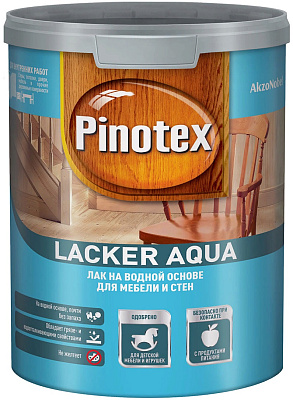 Лак на водной основе для мебели и стен PINOTEX LACKER AQUA10 матовый купить