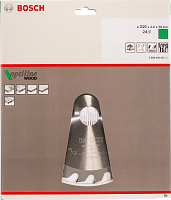 Диск пильный Bosch OPTILINE 210*1.8*30мм зубьев 24 дерево (2608640621)