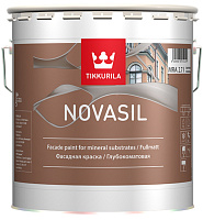 Краска фасадная Tikkurila Novasil Белая совершенно матовая - 2.7 л