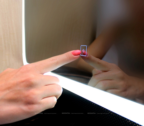 Зеркало Континент Amaze 70*90см LED подсветка, сенсор ЗЛП482 купить