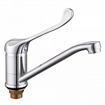 Смеситель KS-4009-25-47 для кухни одноручный, с гайкой, излив 225 мм Lucky Tap