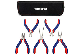Набор губцевого инструмента МИНИ PRO 110мм 5предметов WORKPRO WP201015 купить