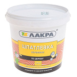 Шпатлевка акриловая по дереву цвет белый Лакра (1.5кг) Шпатлевка акриловая по дереву цвет белый Лакра (1.5кг)