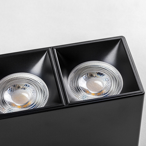 Рамка (светильник) без источника света PVC RULLO 2x QUAD LightStar 213367 черный купить