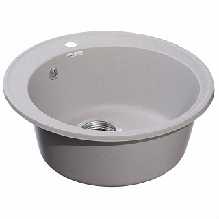 Мойка кухонная GranFest QUARZ GF-Z08 круглая 479*479мм серый купить
