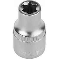 Головка торцовая Зубр Мастер E-TORX 1/2 Cr-V хром покрытие, E11 27719-11