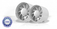 Вентилятор Airroxy Arc 100 канальный белый