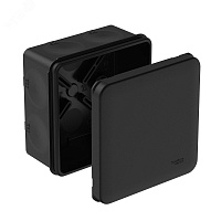 Коробка распределительная с мембранными вводами MultiBox 85*85*42мм черная Systeme Electric 3866532