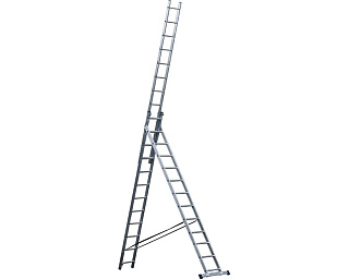 Лестница 3-секции ПРОФ усиленная 12 ступеней STAIRS ALP312 купить