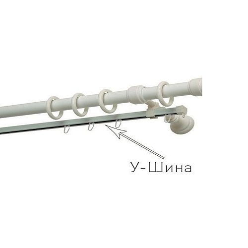 Карниз Кантри+У-шина, 2.0м цвет орех золотой Легранд купить