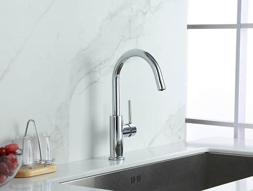 Смеситель Lemark Comfort LM3073C с высоким изливом и краном для питьевой воды хром купить
