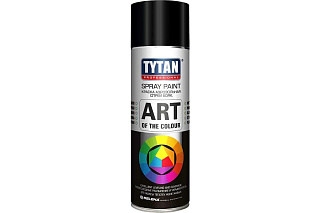 Краска аэрозольная матовая RAL 9004 черный TYTAN Professional ART OF THE COLOR 93885 (0.4л) купить
