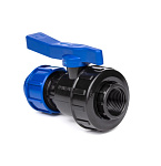 Кран шаровый компрессионный для ПЭ труб BP 20мм*1/2" Lammin Lm34102020015(210/10) Кран шаровый компрессионный для ПЭ труб BP 20мм*1/2" Lammin Lm34102020015(210/10)