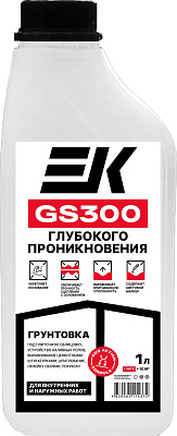 Грунтовка GS300 глубокого проникновения EK 25016 (1л) купить