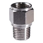 Пневматический переходник Fubag 1/4"M - 1/4"F (180186 B) Пневматический переходник Fubag 1/4"M - 1/4"F (180186 B)