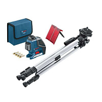 Лазерный нивелир Bosch GLL 3-80 P + штатив BS150 (0601063301)