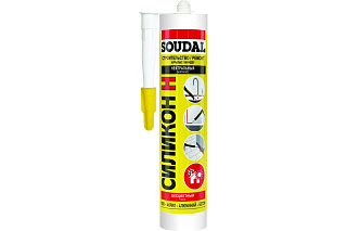 Герметик силиконовый нейтральный  бесцветный Soudal (0.28л) 158939 купить