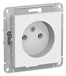 Розетка Atlas Design ATN000141 1-мес Б/З белый Розетка Atlas Design ATN000141 1-мес Б/З белый