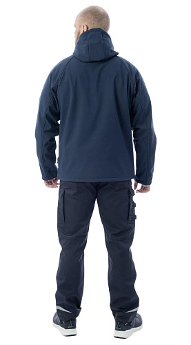 Куртка мужская Softshell с мембраной синий р.L(54) BrodeksKS232 купить