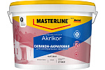 Краска фасадная Masterline by Marshall Akrikor силик-акриловая матововая белая база BW 50036146 (9л)