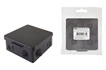 Коробка распаячная КР д/ОП SQ1401-0912 80*80*50мм IP54 черный Коробка распаячная КР д/ОП SQ1401-0912 80*80*50мм IP54 черный