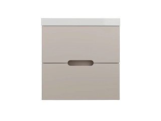 Тумба подвесная Матис 70 и раковина Classic 70 эмаль крем Style Line ЛС-00002309 купить