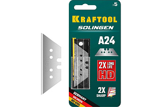 Лезвия трапецивидные Solingen-A24 KRAFTOOL 09625-55_z02 (5шт) купить