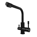 Смеситель Expert для кухни с подключением к фильтру черный матовый Lemark LM5061BL
