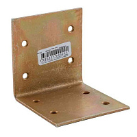 Уголок широкий Rock solid connection RKS3 желтый 60*60*60*2мм 401307