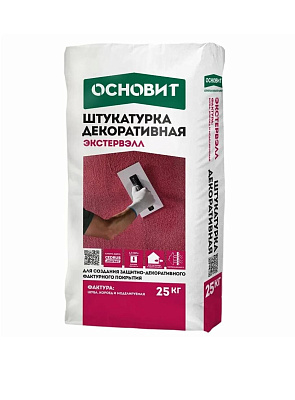 Штукатурка декоративная ЭКСТЕРВЭЛЛ фактура шуба ОS-2.0 WS белая ОСНОВИТ 90314 купить